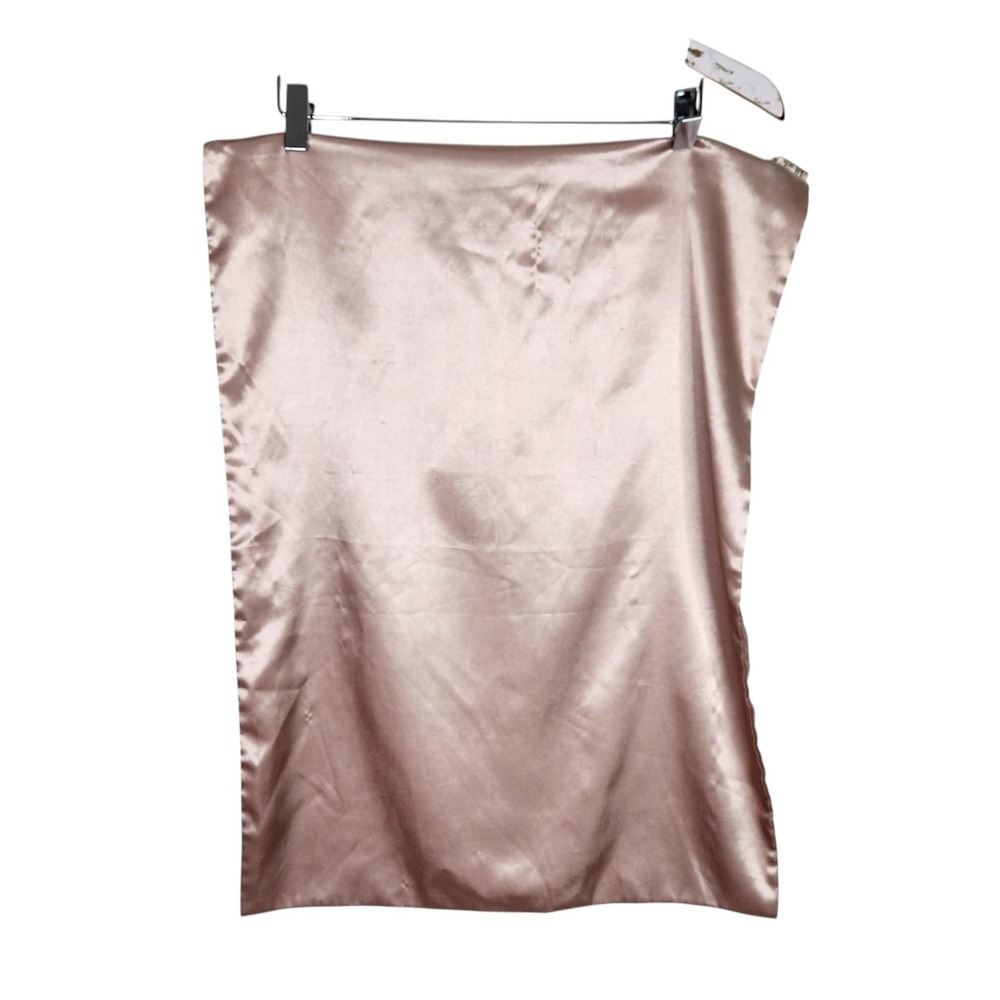 Kitsch Pink Satin Pillowcase 20x24 Zip Closure Polyester Spandex Soft Adults